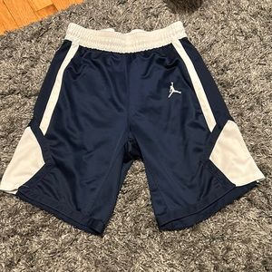 Nike Jordan dri fit Basketball navy blue athletic shorts